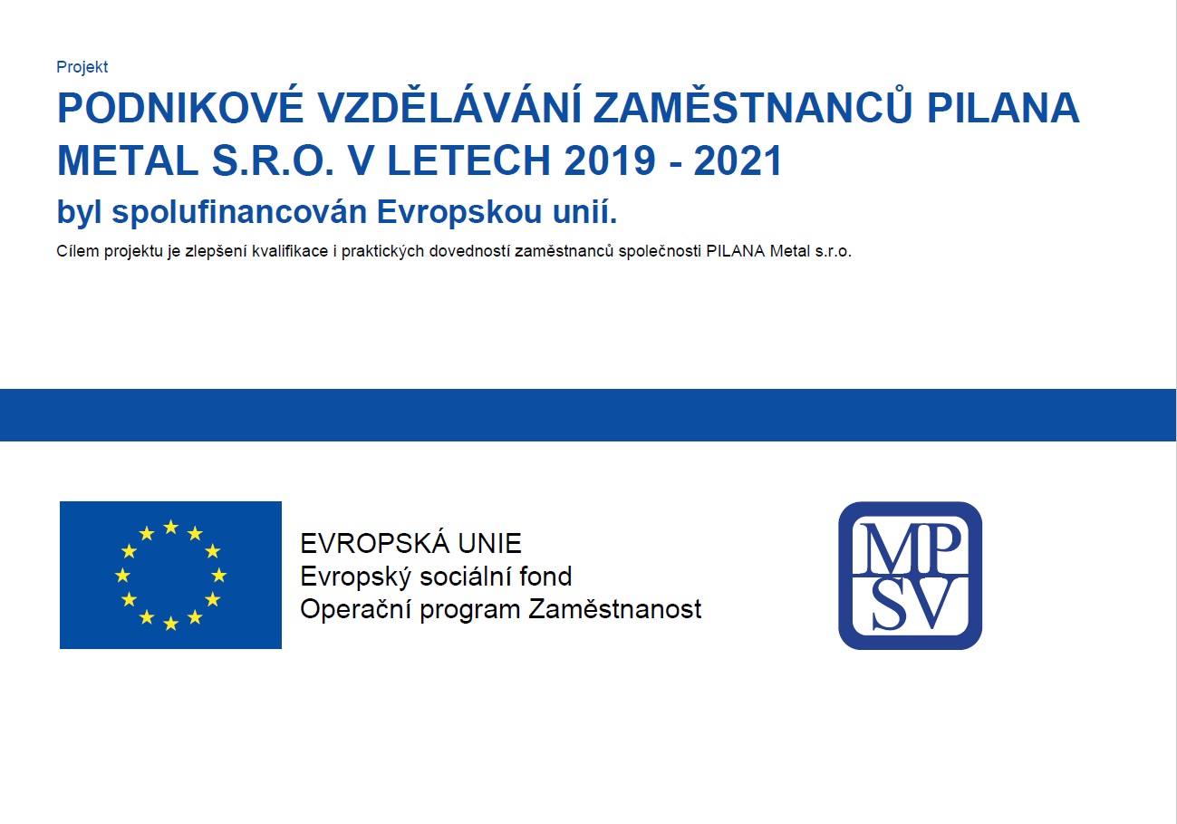 Projekt Podnikové vzdělávání zaměstnanců Projekt Podnikové vzdělávání zaměstnanců